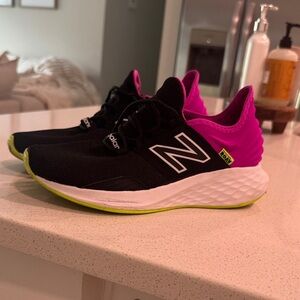 New Balance Black and Pink Running Shoes